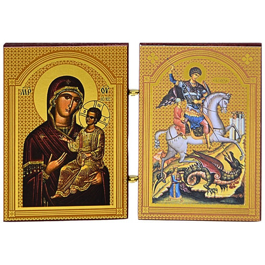 Diptih Presveta Bogorodica - Sveti Đorđe (7x10,5) - svetazvezda