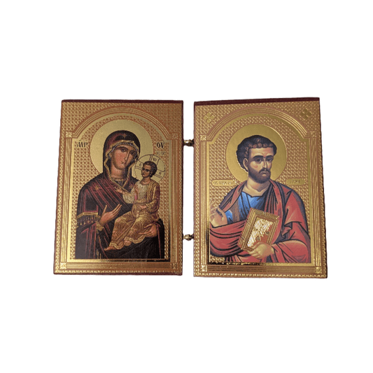 Diptih Presveta Bogorodica - Sveti Luka (7x10,5) - svetazvezda