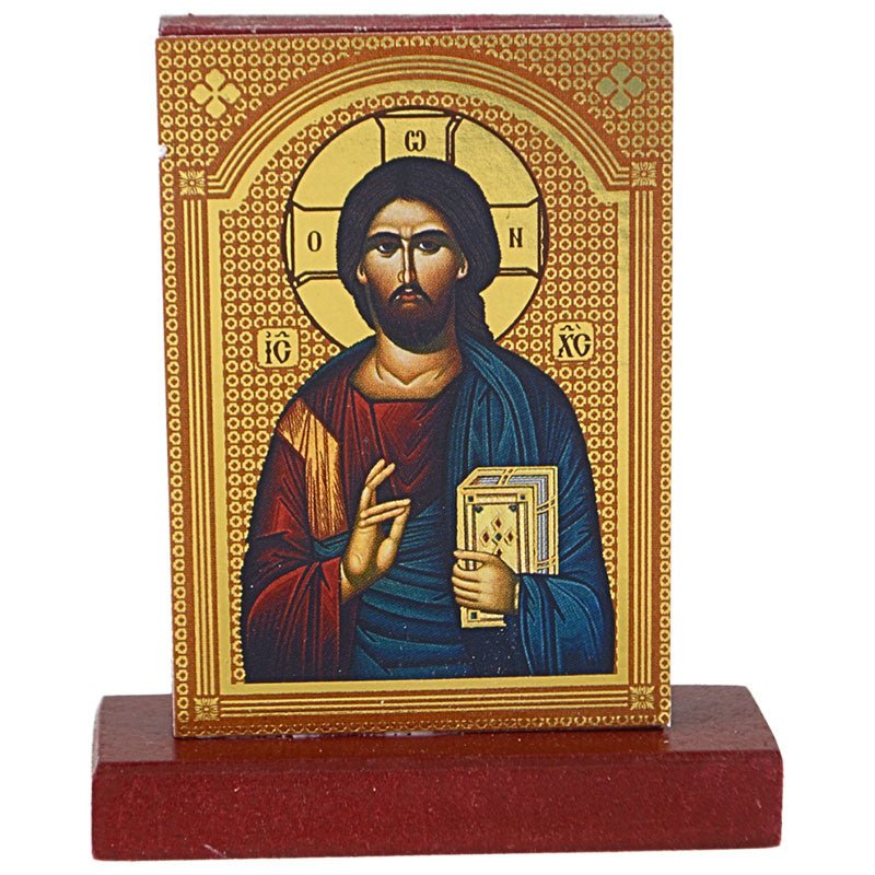 Enoptih - Ikone – Gospod Isus Hristos (8 x 7 cm) - svetazvezda