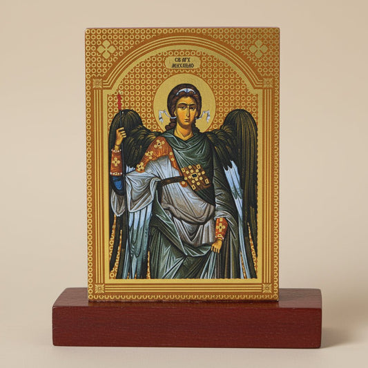 Enoptih - Ikone Sveti Aranđel Mihailo (8 x 7 cm) - svetazvezda