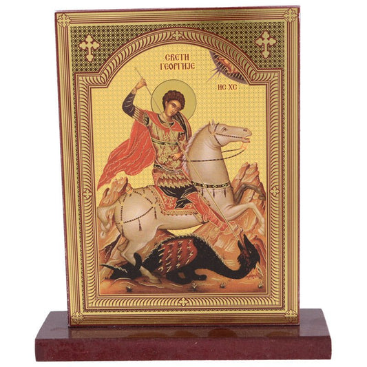 Enoptih - Ikone – Sveti Đorđe (15 x 13 cm) - svetazvezda