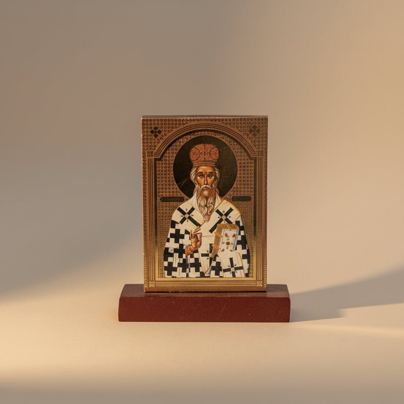 Enoptih - Ikone Sveti Vasilije Ostroški (8 x 7 cm) - svetazvezda