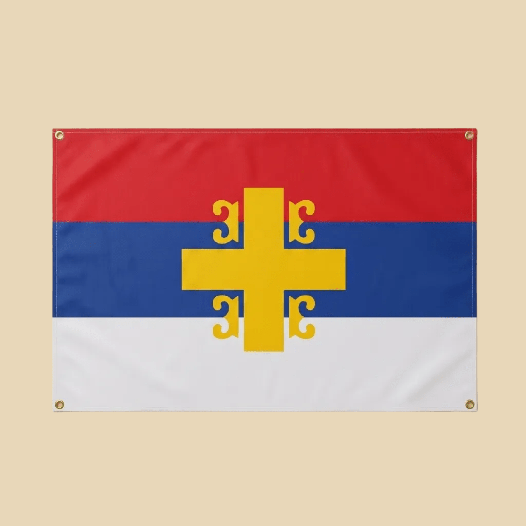 Flagge Serbisches Kreuz 120 × 80 cm - svetazvezda