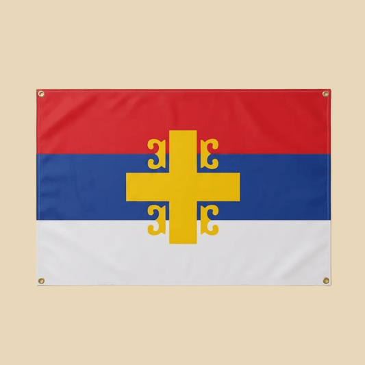 Flagge Serbisches Kreuz 120 × 80 cm - svetazvezda