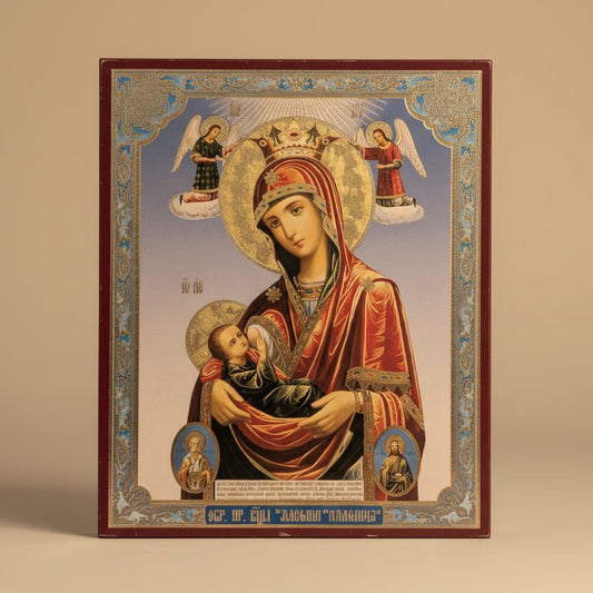Ikone Bogorodica Mlekopitatelnica – Orthodoxe Heiligenikone 18 x 15 cm - svetazvezda