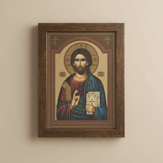 Ikone Isus Hristos im Rahmen (23x17) - svetazvezda