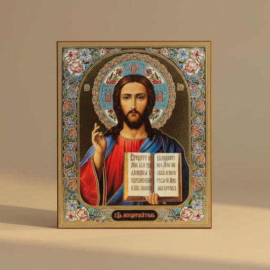 Ikone Isus Hristos – Orthodoxe Heiligenikone 18 x 15 cm (Kopie) - svetazvezda
