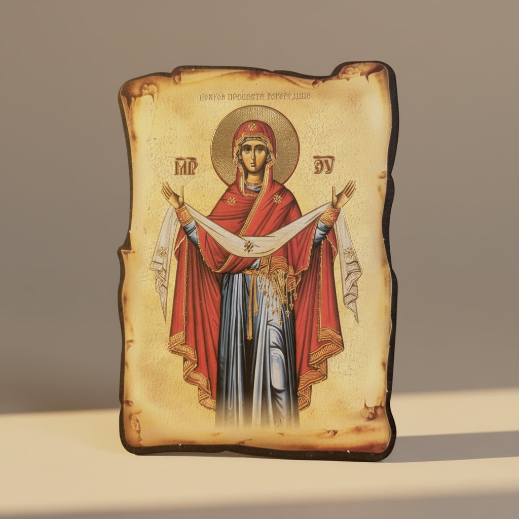 Ikone Pokrov Presvete Bogorodice (16x11.5 cm) - svetazvezda