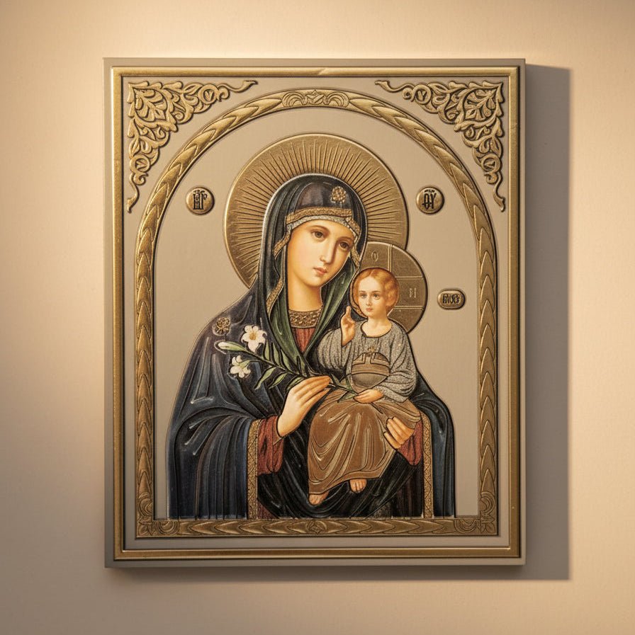 Ikone Presveta Bogorodica – Orthodoxe Heiligenikone 12x10 cm - svetazvezda