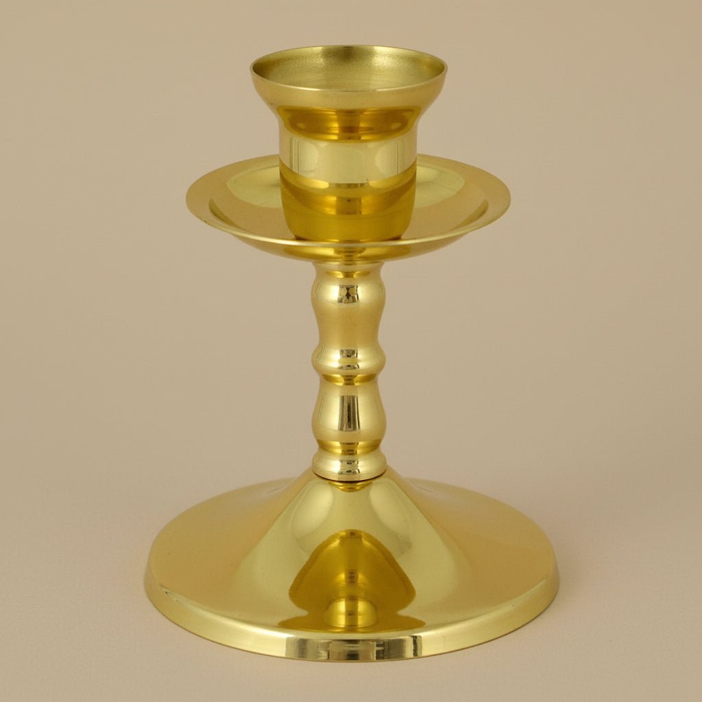 Kerzenhalter aus Messing 13x10 cm - svetazvezda