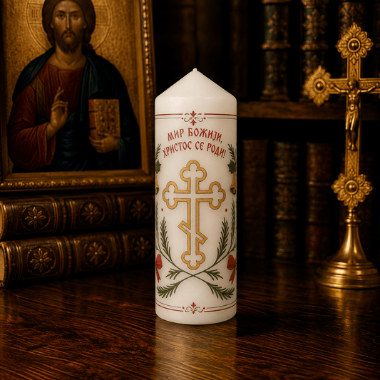 Mir Božji – Serbisch-orthodoxe Weihnachtskerze - svetazvezda