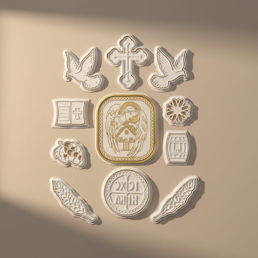 Modlice für slavski kolač – 12 - teiliges Set Čuvarkuća - svetazvezda