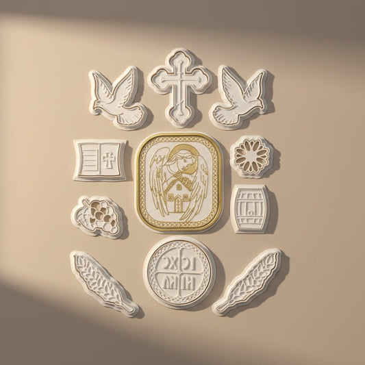 Modlice für slavski kolač – 12 - teiliges Set Čuvarkuća - svetazvezda