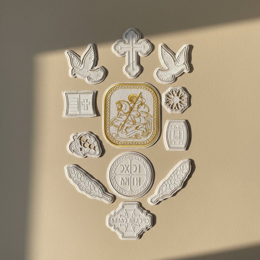 Modlice für slavski kolač – 12 - teiliges Sveti Đorđe - svetazvezda