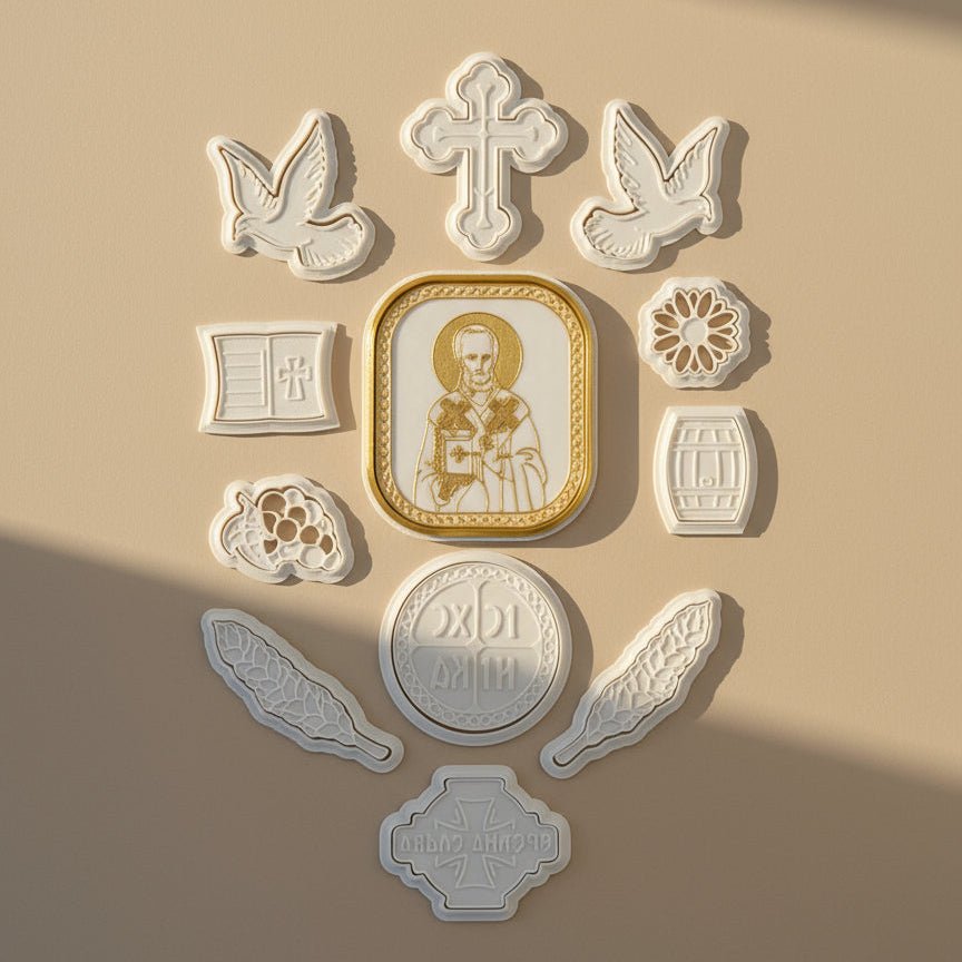 Modlice für slavski kolač – 12 - teiliges Sveti Nikola - svetazvezda