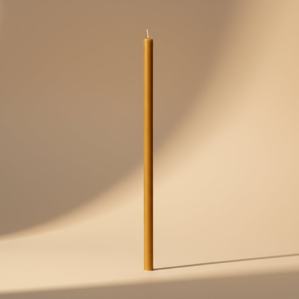 Orthodoxe Gebetskerze aus Bienenwachs 26cm - svetazvezda