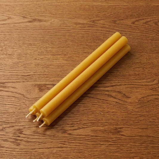 Orthodoxe Gebetskerzen aus Bienenwachs 26 cm – 5er-Pack - svetazvezda