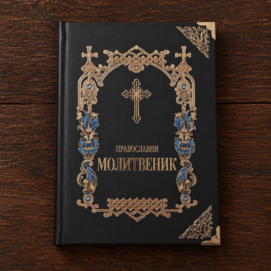 Pravoslavni molitvenik – Hardcover (Orthodoxes Gebetbuch, schwarz) - svetazvezda