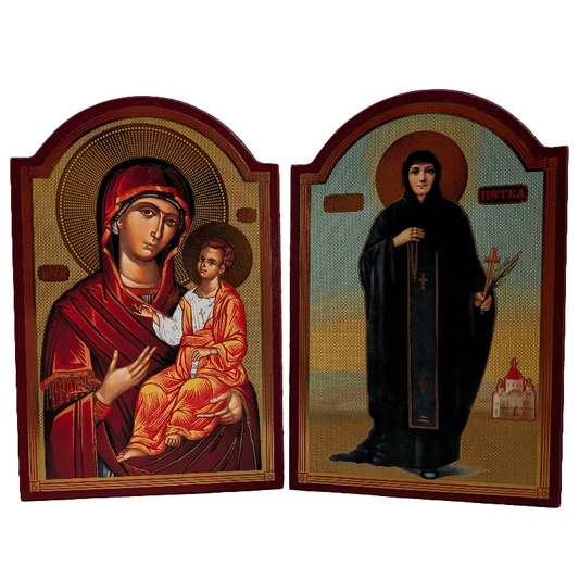 Presveta Bogorodica & Sveta Petka (29,5 x 39,5 cm) - svetazvezda