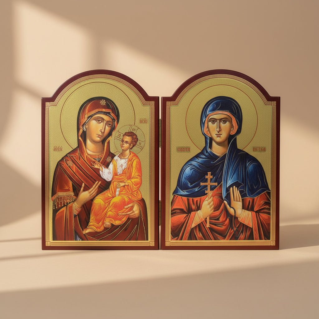 Presveta Bogorodica & Sveta Petka (29,5 x 39,5 cm) - svetazvezda