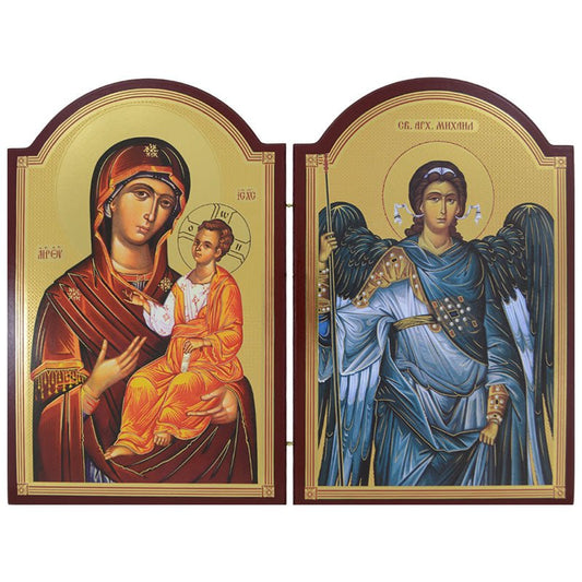 Presveta Bogorodica & Sveti Arhangel Mihailo (29,5 x 39,5 cm) - svetazvezda