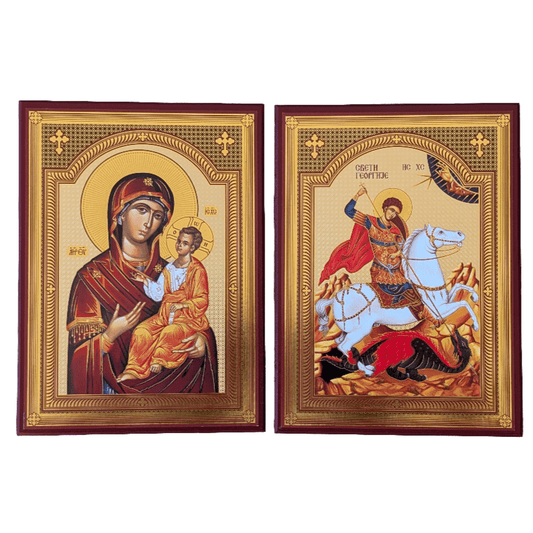 Presveta Bogorodica & Sveti Đorđe (21 x 31,5) - svetazvezda