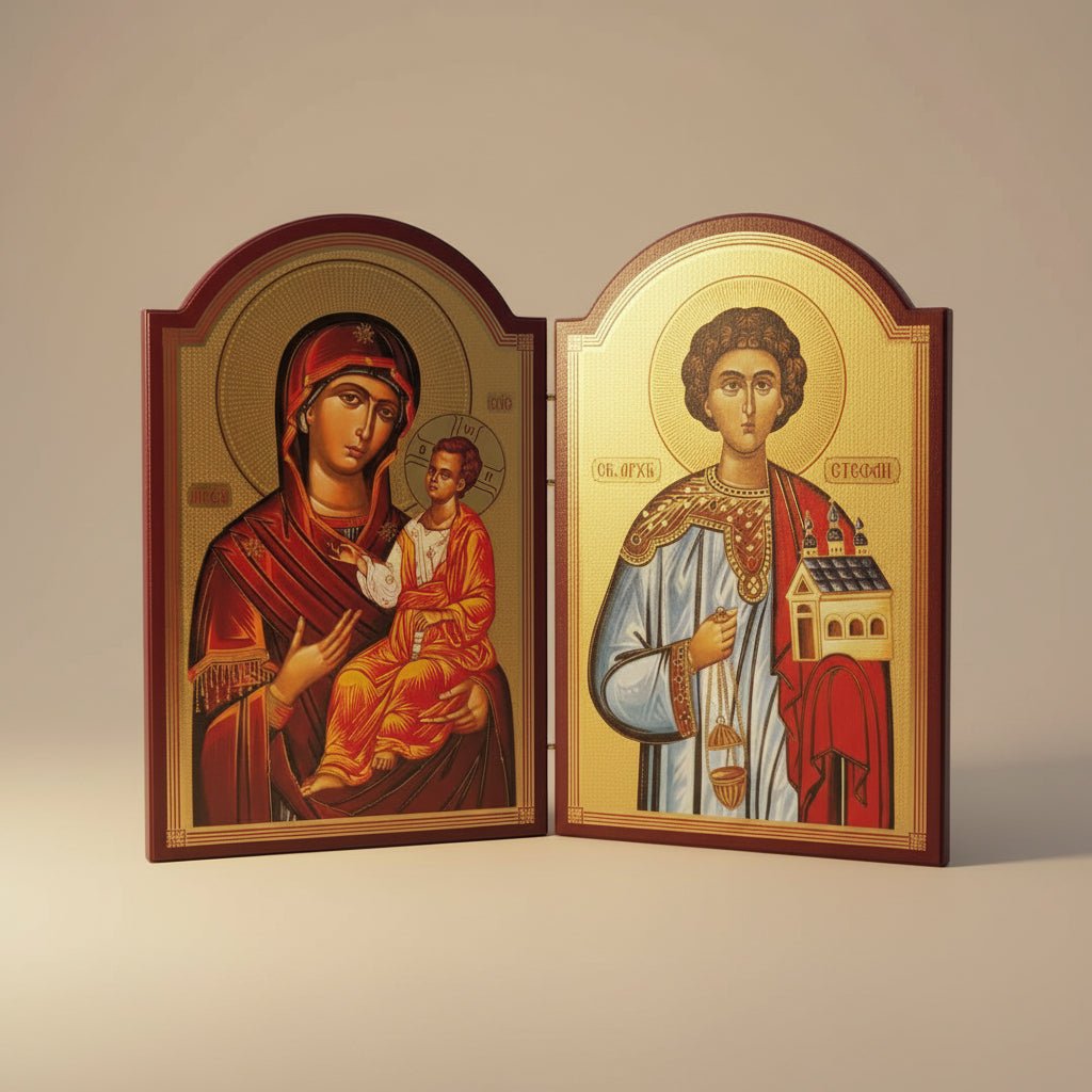 Presveta Bogorodica & Sveti Stefan (29,5 x 39,5 cm) - svetazvezda