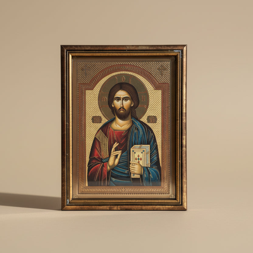 Ikone Isus Hristos im Rahmen (23x17)