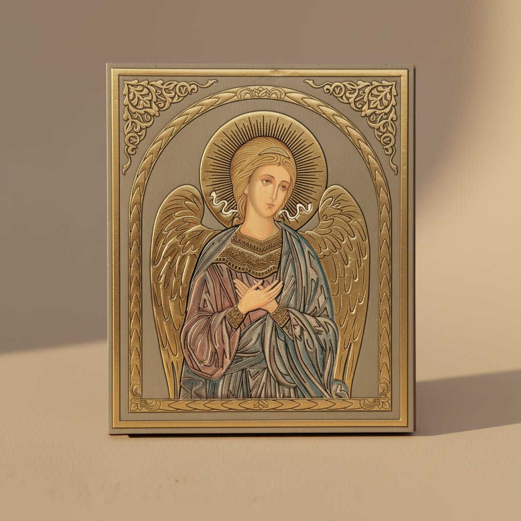 Schutzengel – Orthodoxe Heiligenikone 12x10 cm - svetazvezda