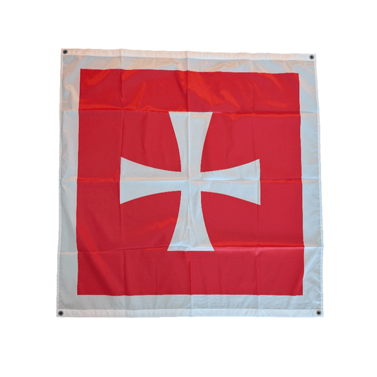 Serbisch - orthodoxe Flagge Kosmet – Symbol des Glaubens und der Heimatverbundenheit - svetazvezda