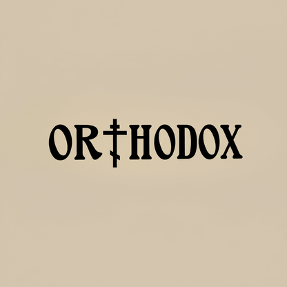 Sticker Orthodox mit Kreuz - svetazvezda