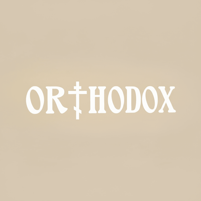 Sticker Orthodox mit Kreuz - svetazvezda