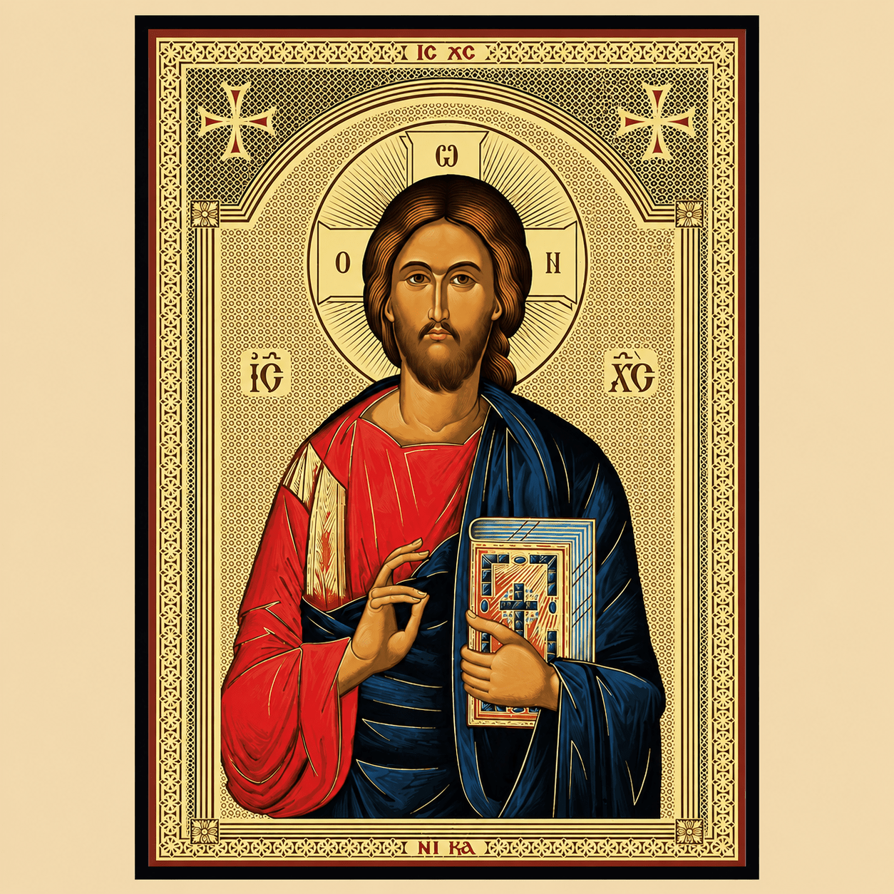Svetazvezda Ikone Isus Hristos - svetazvezda
