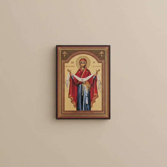 Svetazvezda Ikone Pokrov Presvete Bogorodice (21 x 15,5 cm) - svetazvezda