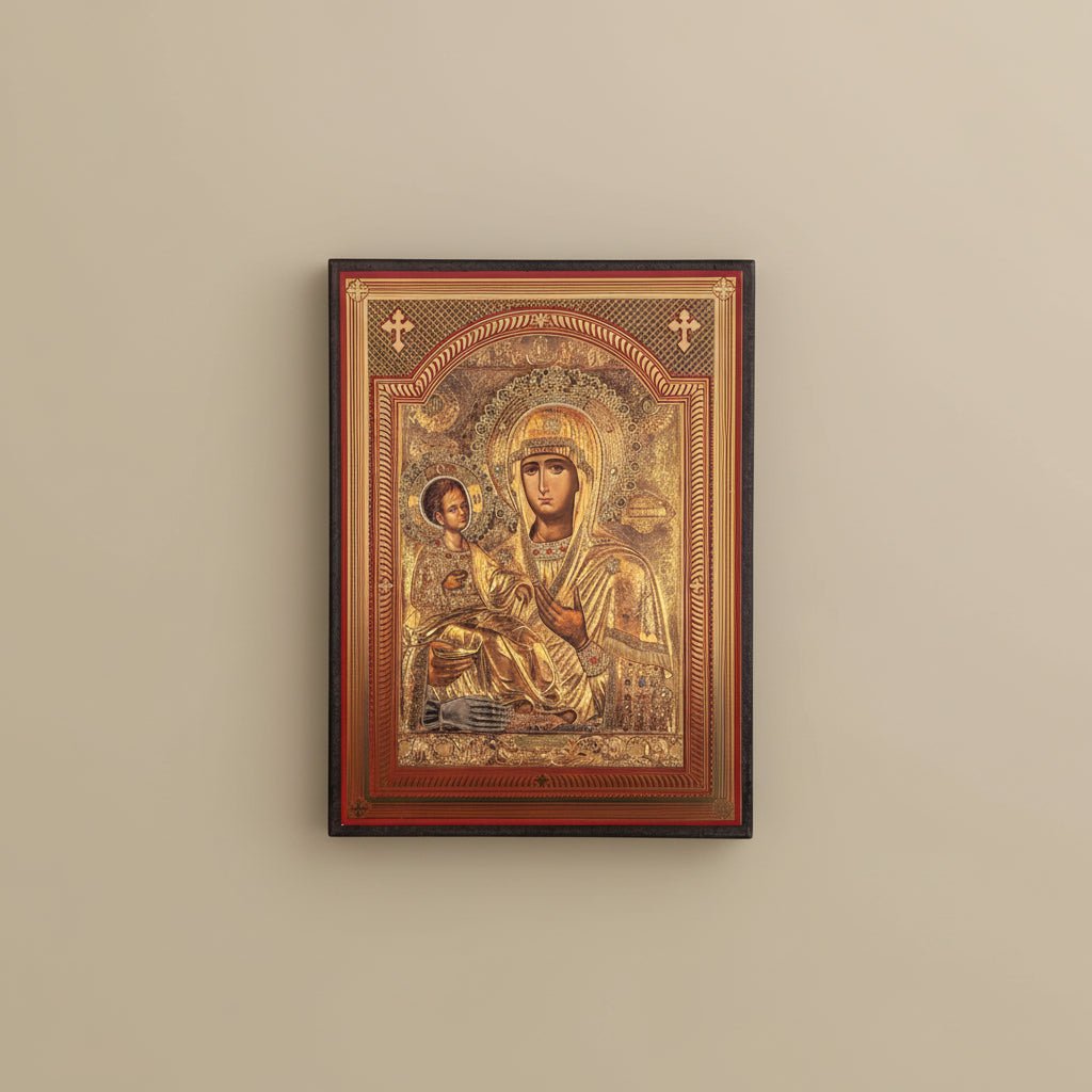 Svetazvezda Ikone Presveta Bogorodica Trojeručica (21 x 15,5 cm) - svetazvezda