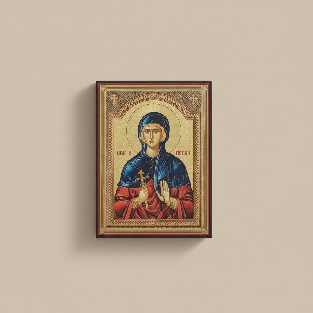 Svetazvezda Ikone Sveta Petka (21 x 15,5 cm) - svetazvezda