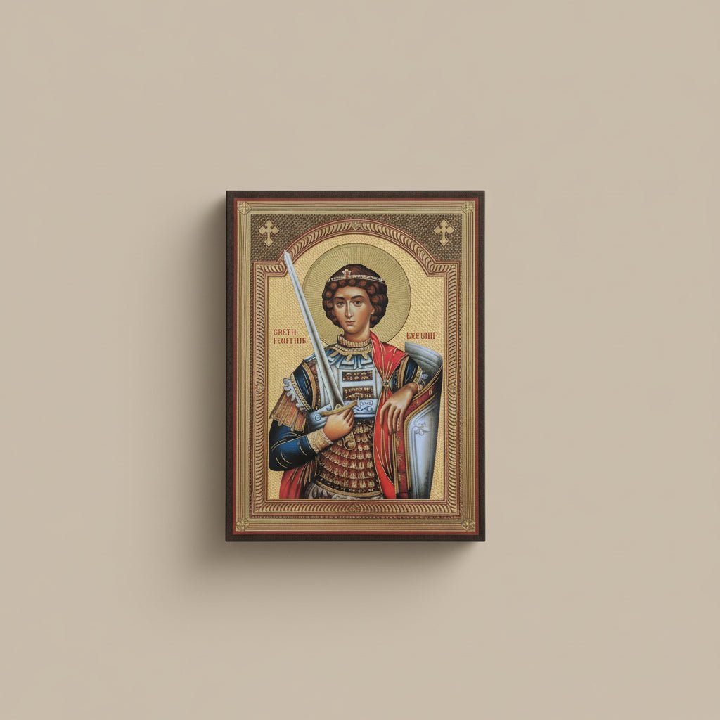 Svetazvezda Ikone Sveti Georgije Đurđić (21 x 15,5 cm) - svetazvezda