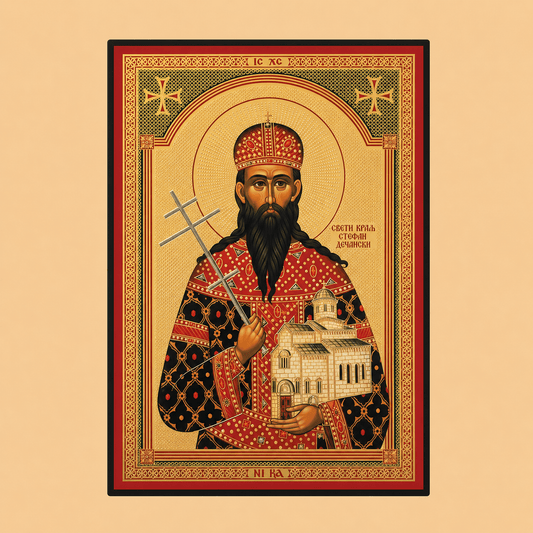 Svetazvezda Ikone Sveti Kralj Stefan Dečanski - svetazvezda