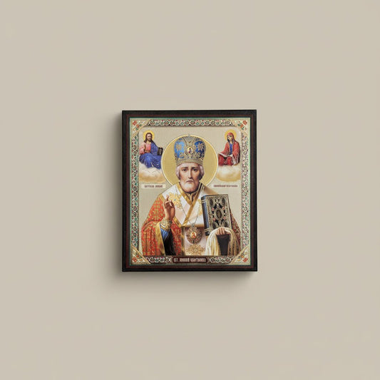Svetazvezda Ikone Sveti Nikola (19 x 16 cm) - svetazvezda