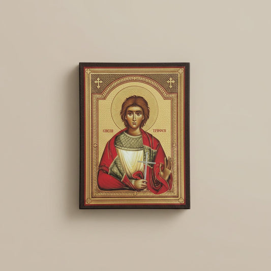 Svetazvezda Ikone Sveti Trifun (15 x 11,5 cm) - svetazvezda
