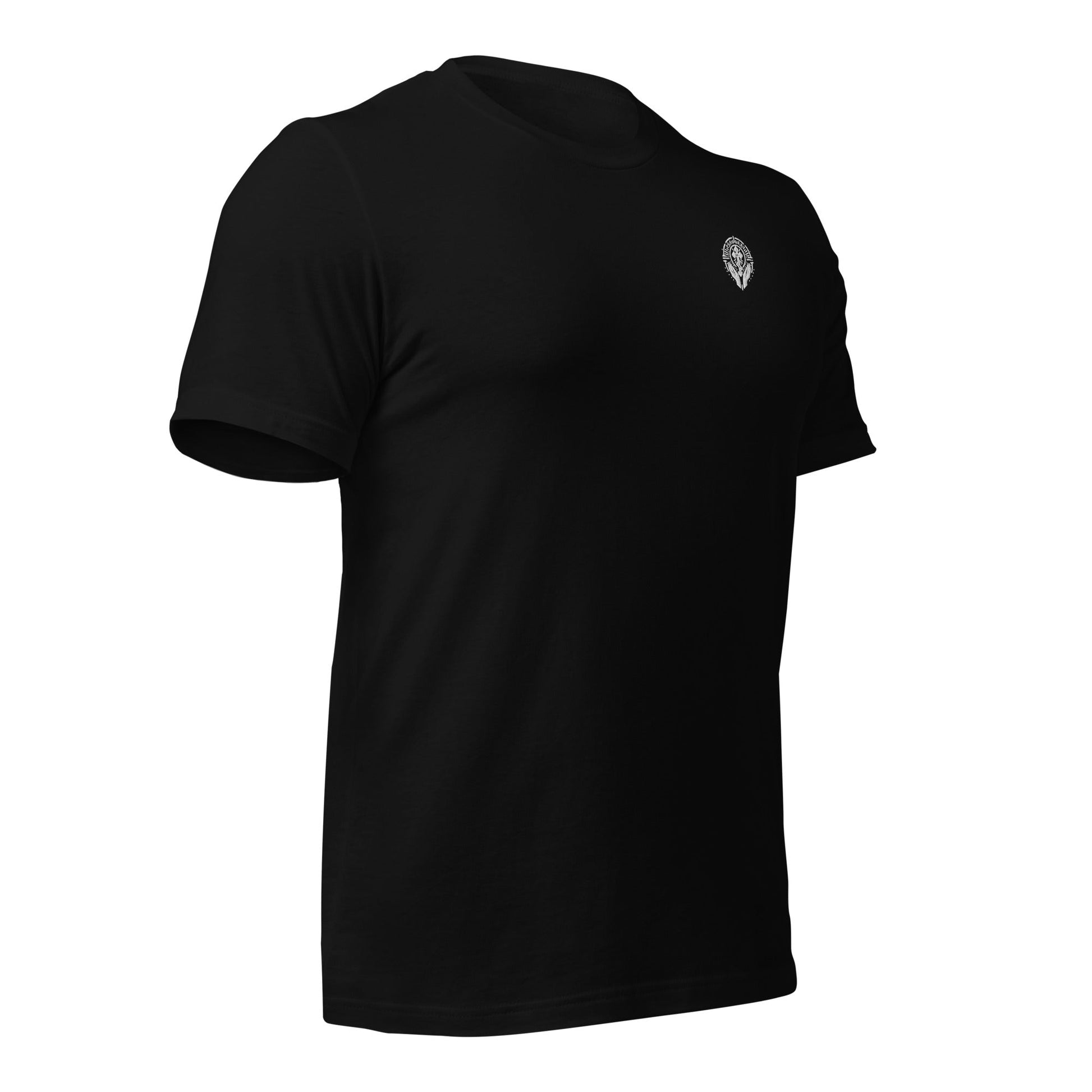 SVETAZVEZDA Unisex Premium T-Shirt mit gesticktem Logo - svetazvezda