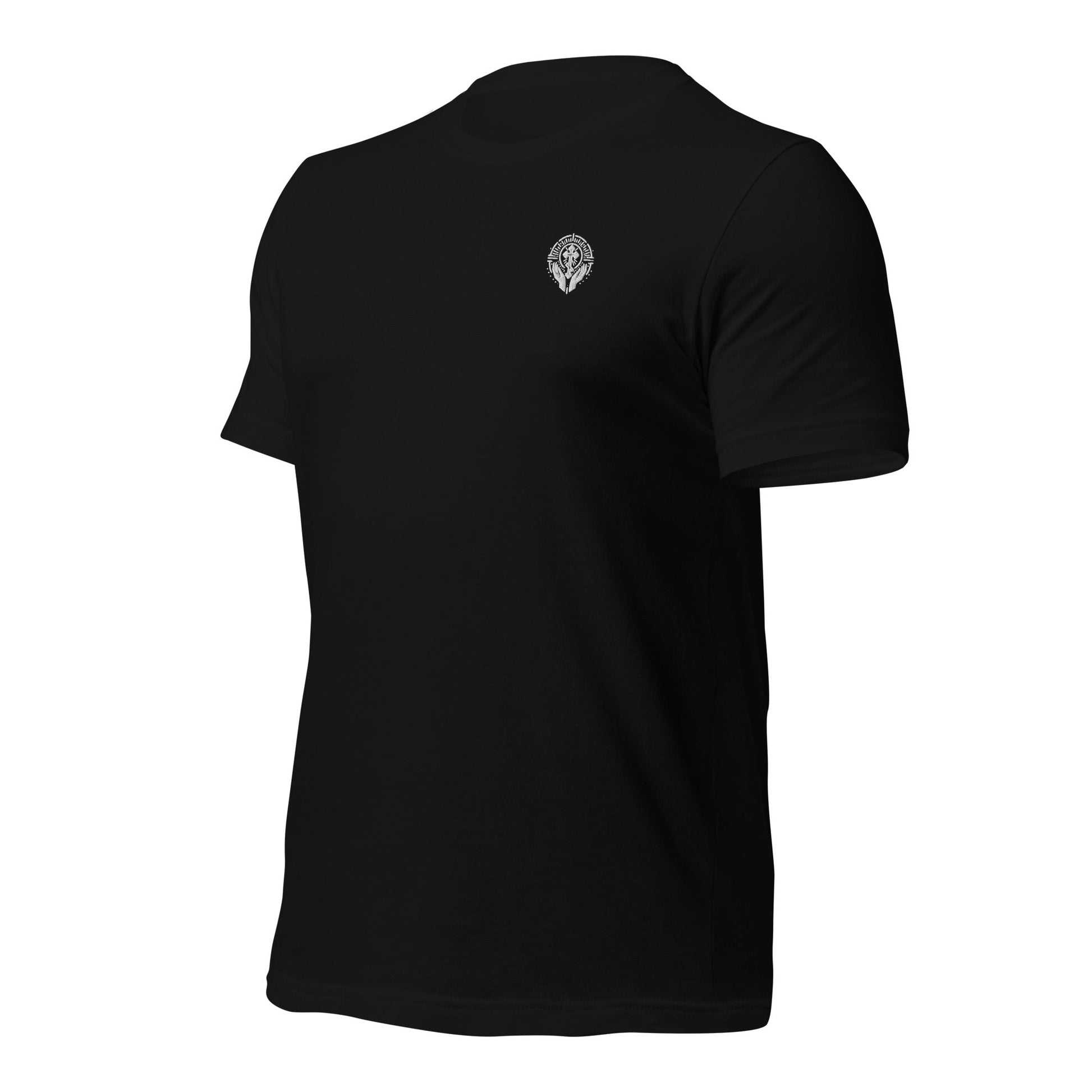 SVETAZVEZDA Unisex Premium T-Shirt mit gesticktem Logo - svetazvezda