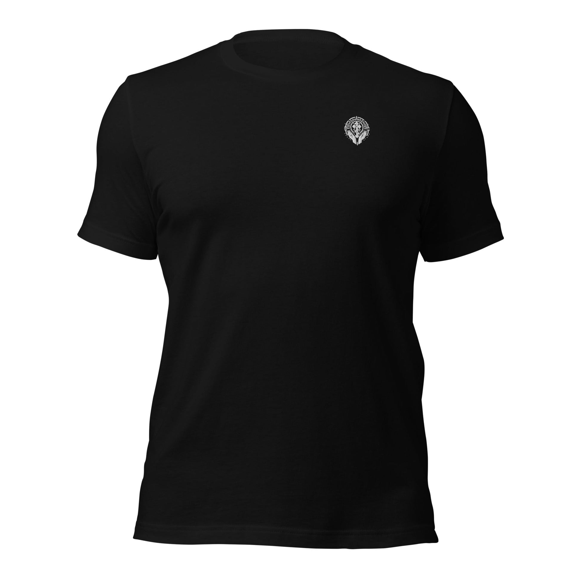 SVETAZVEZDA Unisex Premium T-Shirt mit gesticktem Logo - svetazvezda