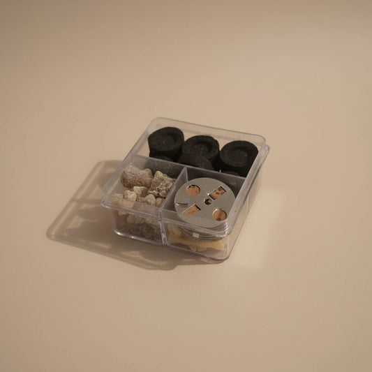 Tamjan - Set mit Weihrauch, Fitilji und Kohlebriketts - svetazvezda