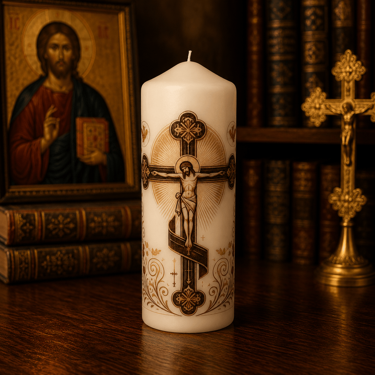 Veliki Petak Kerze – Serbisch-orthodoxe Gebetskerze / 16,5 × 6 cm - svetazvezda